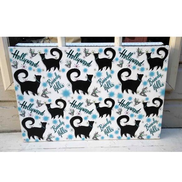 Original "Hollywood Cats" Giclee Canvas Wrap Movie Prop Art - Picture 1 of 7